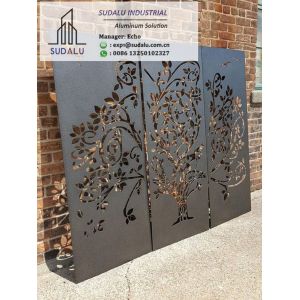 Aluminium Privacy Screens Customized Perforated Panels from Foshan Supplier