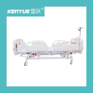 China Three Function Electric Special Hospital Bed Wood Grain Color factory