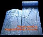 Clear Polyethylene Dry Cleaning Garment Bags On Rolls, Dry clean perforated