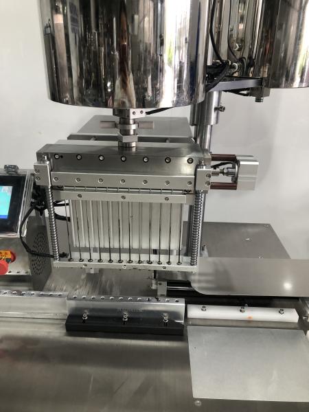 Twelve Holes Contouring Pencil Automatic Filling Machine Foam Pen Filling