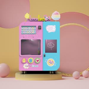 China Multiple Color Flower Cotton Candy Machine 1750mm 220V Automatic factory