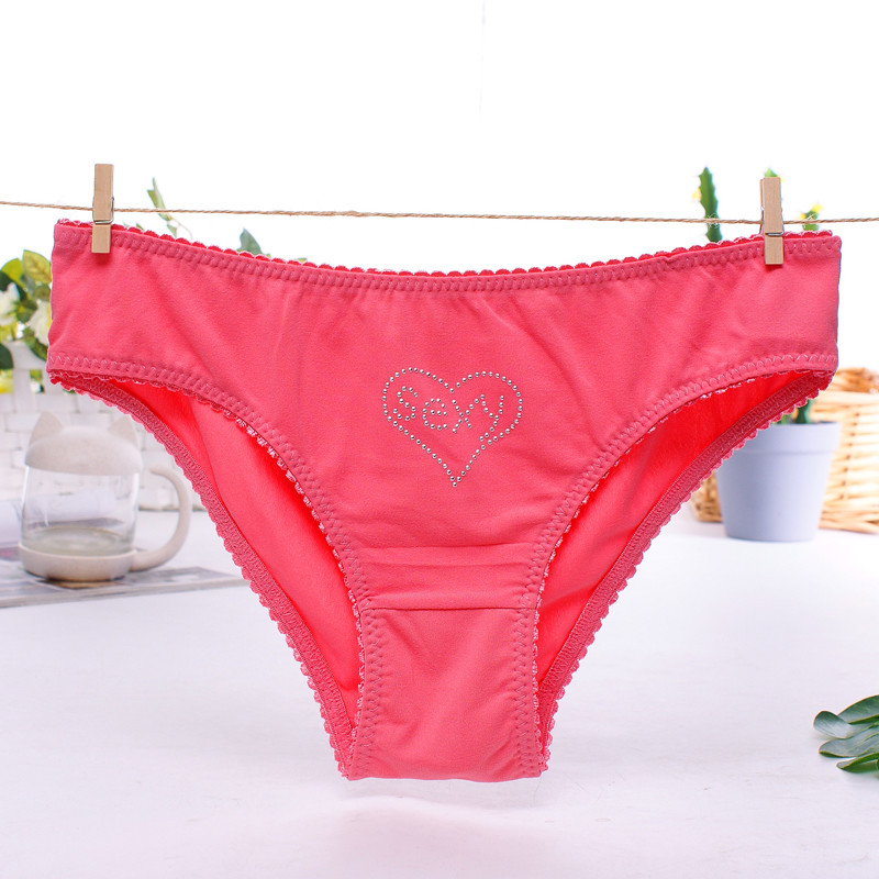 Sanding milk fiber hot bead women's fitness panty