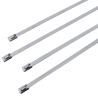 Buy cheap 10 Inch Naked Stainless Steel Cable Zip Ties Hight Tensile Strength from wholesalers