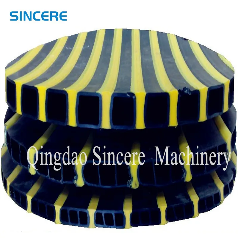 HDPE Plastic Hollow Wall Coiled Pipe Extruding Equipment Machinery