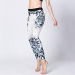CPG Global Women's Fitness Legging Sport Running Pants Yoga Flower Print and