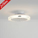 6 Speed Choice ABS Hidden Blades Dimmable LED Ceiling Fan with Easy Remove
