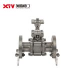 High Pressure Forged Steel Flanged A105 Ball Valve 800lb-1500lb Channel Straight