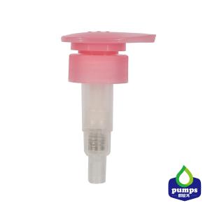 China 33/410 Plastic Screw Ribbed Lotion Pump Not Spill Dispenser Liquid Shampoo Lotion Pump factory