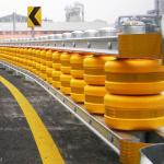 Traffic Road Steel Barrier Hot Dipped Galvanized Steel Anti-Collision Roller