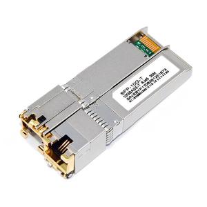 China 10Gbase Fiber Optic Transceiver 10G Copper SFP RJ45 Sfp Module SFP-10G-T factory