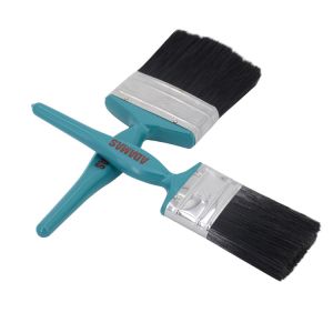 14-16mm Thickness Synthetic Paint Brush Wooden Handle For Water Based Paint