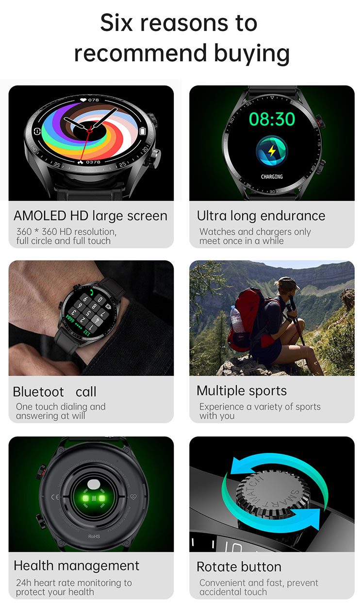 Original HUWEI WATCH GT 2 Pro Sport Version Waterproof BT Tracker Gt2 Pro ECG Smart Watch