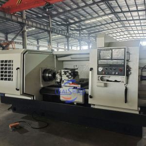 China QK1325 CNC Pipe Threading Lathe 800mm Swing 250mm Threading factory