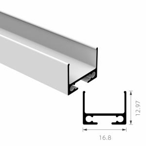 China Spary Caoting Suspended LED Aluminium Profile Sandblasting 6063 T5 factory