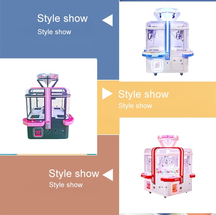 High Quality 4 Person Doll Machine Coin Operated Catching Candy Machine