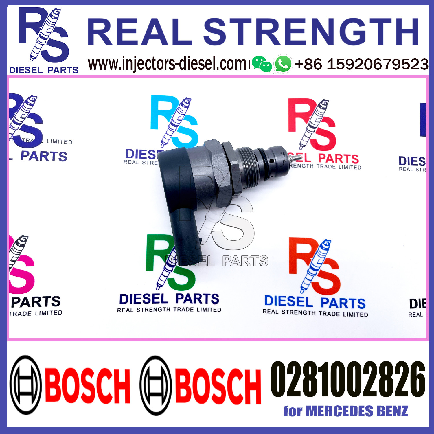 BOSCH Control Valve 0281002826 DRV Regulator Solenoid 0281002826 for Mercedes-Benz