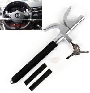 China Universal Car Steering Wheel Lock Adjustable With 3 Keys Safety Hammer factory