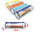 Customized PVC Pencil Bag , Fashion Round Stationary Case For Kids