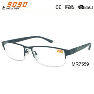 China Newest Style 2019 unisex Eyewear Fashionable reading glasses with stainless steel factory
