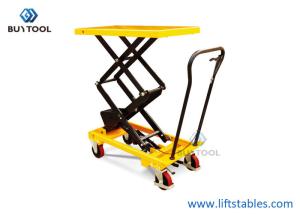 China Manual Double Scissor Lift Table Cart 1760lbs 36 X 20&quot; 48 X 24&quot; factory