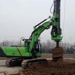 Dia1200mm l24m Excavator Mounted Hydraulic Piling Machine