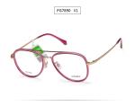 Men Women Lightweight Eye Frames , Casual Aviator Metal Optical Glasses Frames