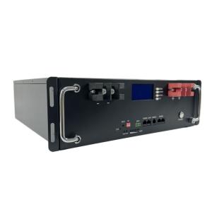 China Rack Mounted LiFePO4 Lithium Battery 100Ah 200Ah Multiple Parallel Connections factory