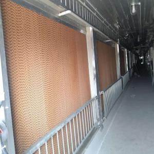 China Brown Black 1m 1.2m Cooling Pad For Poultry House Evaporative Cooling System on sale