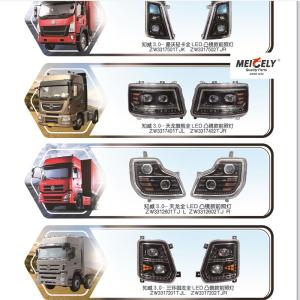 China Full LED Head Lamp Assembly For Howo Light Truck Tianlong Qijian factory