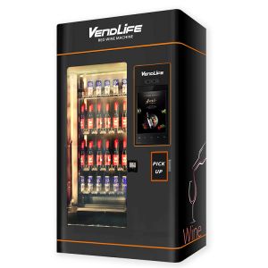 China Antitheft Beer And Wine Vending Machines 900W Power With Refrigerator on sale