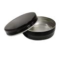 Empty 5g 10g 15g 30g 50g 60g 100g Round Black Aluminum Jar for Facial Cleaning