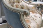 Royalty Leisure Chair High End Luxury Birch Wood Wooden Hall Chair Set