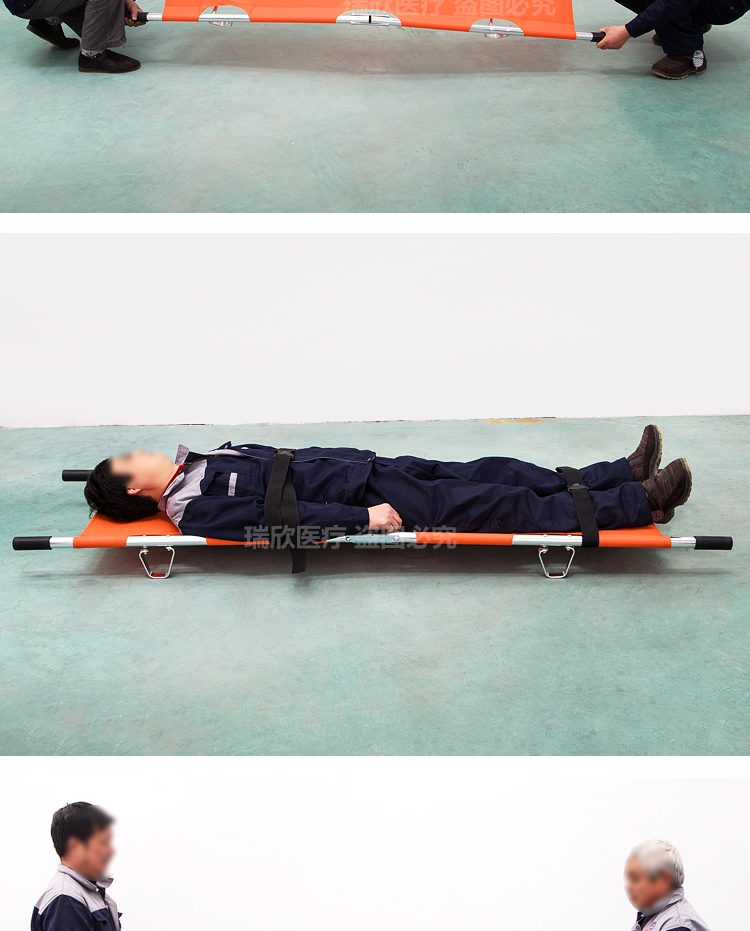 Customized Logo Emergency Foldable Rescue Stretcher Safety Belt