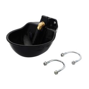 China 2.5L Tube Mounted Enamelled Livestock Drinking Bowls factory