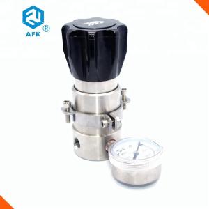 China 3/8NPT 6000PSI Air Flow Regulator , Backflow Pressure Regulator With Vespel Seat factory