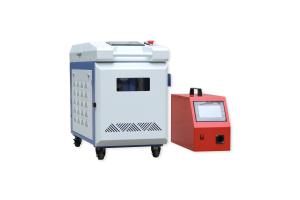 China Four In One Handheld Fibre Laser Welding Machine 3mm-6mm SS Laser Welding Machine factory