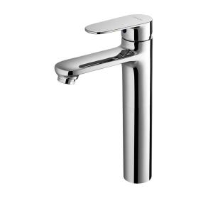 China Washroom Basin Faucets Design Single Handle Water Tap Brass Body Counter Top Faucet Taps factory