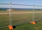 Outdoor Temporary Fence Panels , Construction Site Fence Panels 3.0mm 4.0mm Dia