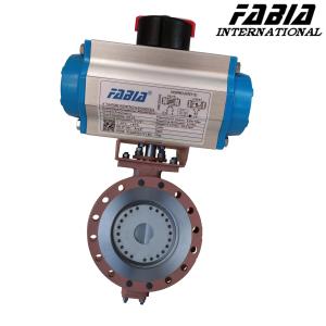 China Pneumatic Three Eccentric Butterfly Valve Control factory