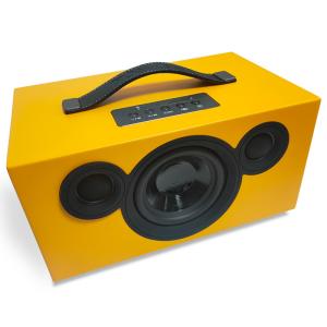 China Compact Portable Solid Wooden Bluetooth Speaker For Home With Rechargable Battery factory