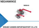 KHB3K SS316 Three Way Hydraulic Ball Valve Corrosion Resistance Normal