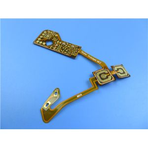 Single Layer FR4 stiffner Flexible PCB Board With White Silkscreen