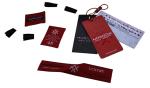 Recyclable white craft Paper Carrier Bag Ribbon Handle for Men's Garment
