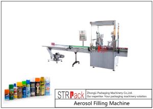 China 2000CPH Capacity Aerosol Filling Machine High Efficiency With Automatic Valve Placer factory