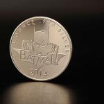 Batman Coin ,Super Hero ,Silver Plated Colorized Coin 1 Oz Token coin, Comics