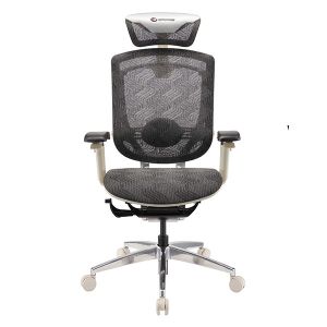 GT Grey Frame Ergonomic Office Chair Swivel Relax Design 5D Paddle Shift