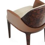 88x52cm Modern Luxury Dining Chairs Leather Fully Assembled Dining Sets