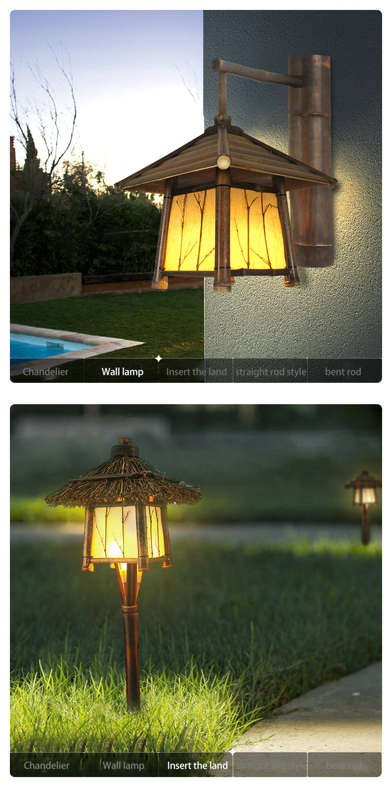 ROHS Solar Street Lamp Light Chandelier CIP65 Waterproof 30 * 30cm