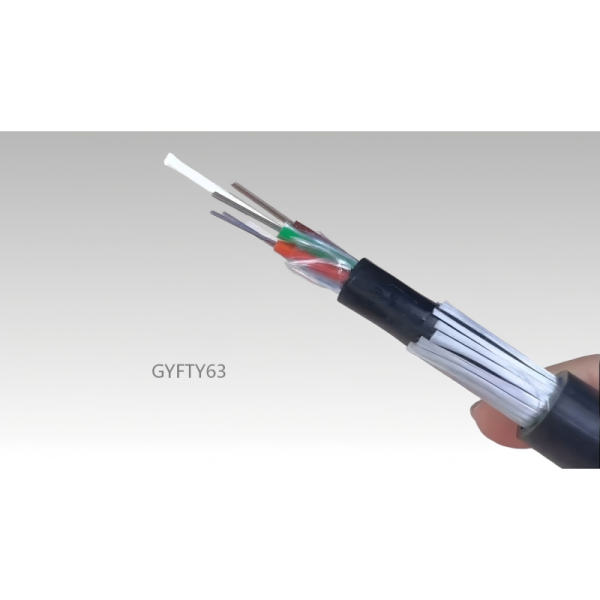 GYFTY63 24 Core Fiber Optic Cable product image showing cable construction and details