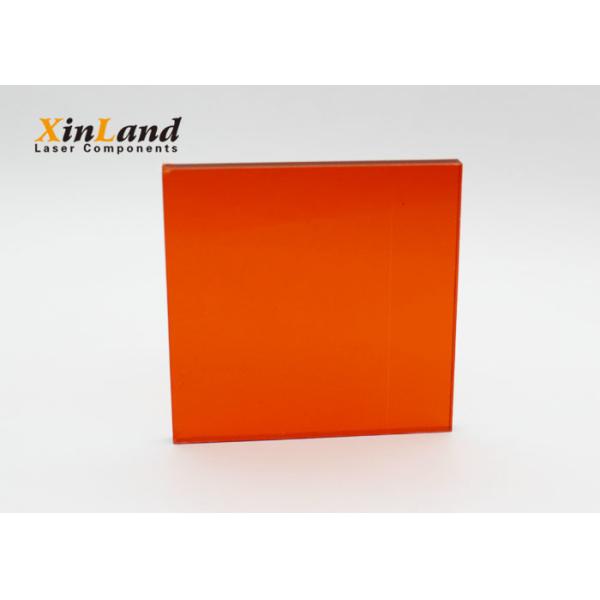 190-540nm And 800-1100nm Orange Acrylic Protection Sheet OD 4+ VLT 25%